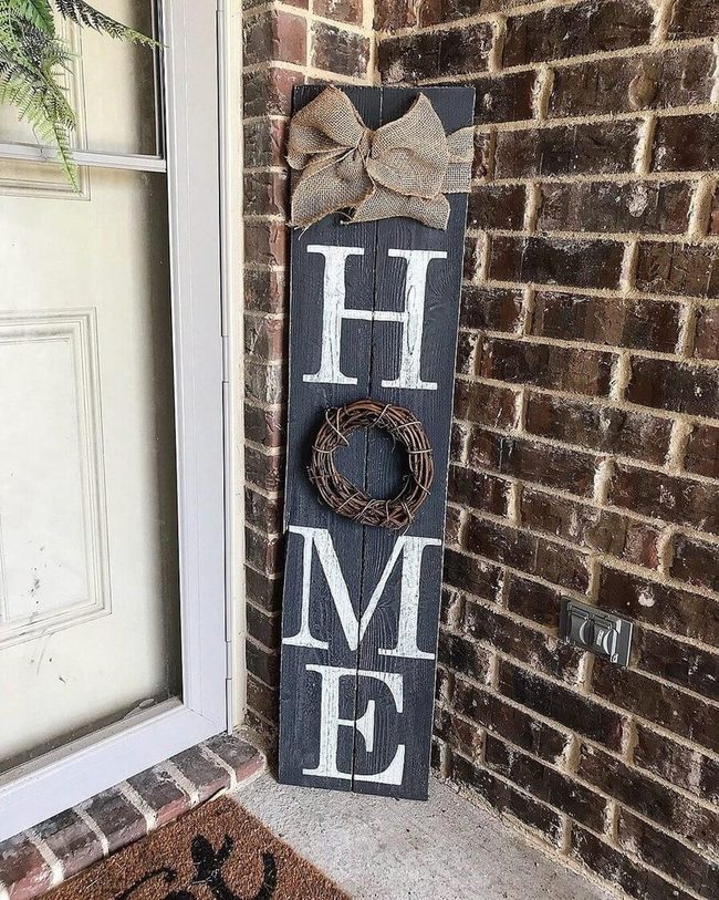 Reclaimed Wood Porch Statement