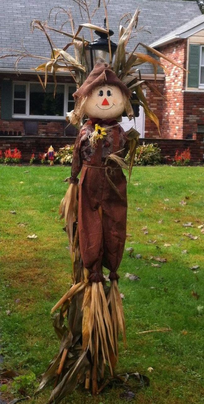 Sunflower Scarecrow Garden Center