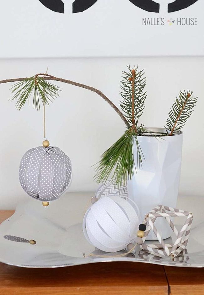 Colorful Paper Sphere Ornaments