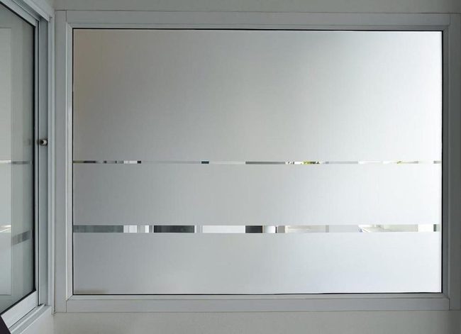 Frosted Glass Film Instant Room Update