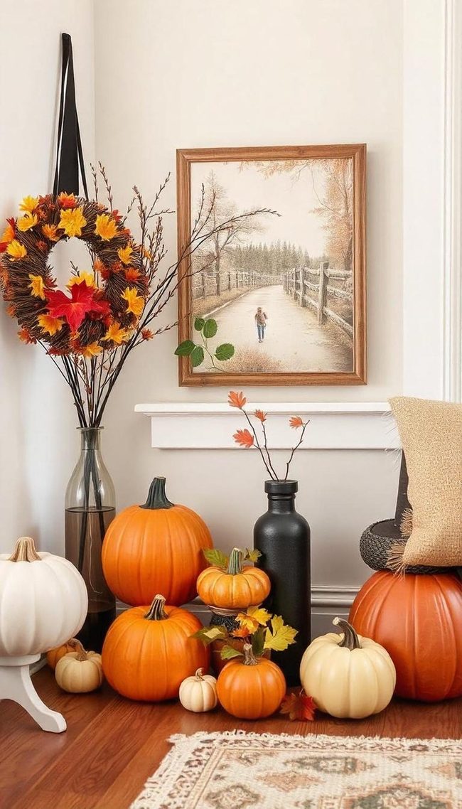 Homemade Pumpkin Spice Fall Candles