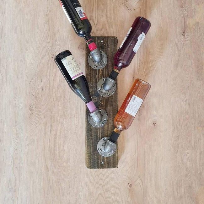Industrial Pipe Wine Storage