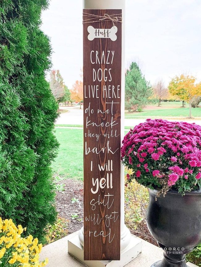 Beware Of Dog Warm Welcome