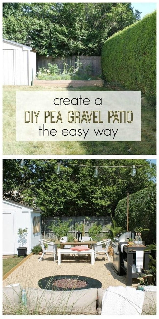 Black Fabric Foundation For Easy Patios