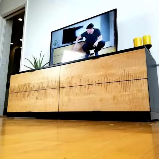 Wavy Hardwood Drawer Front Upgrade