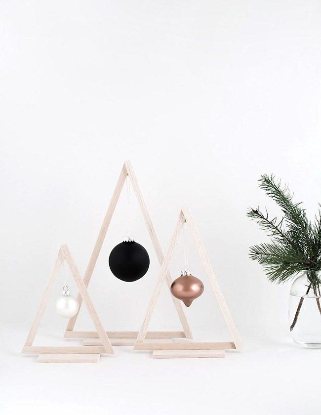 Wooden Triangles, Muted Ornaments