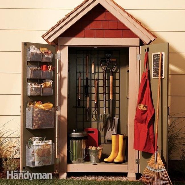 Red Roof Garden Tool House