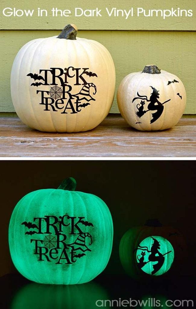 Glowing White Pumpkins That Shine