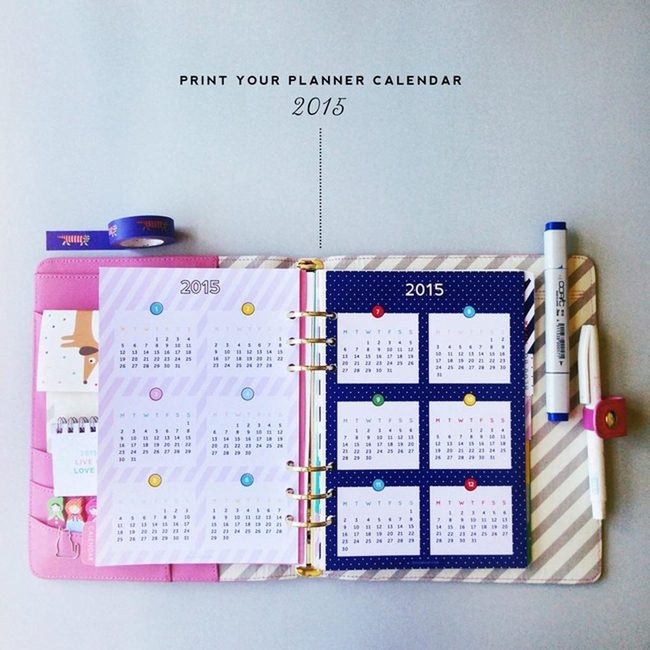 Pink Striped Planning Palette