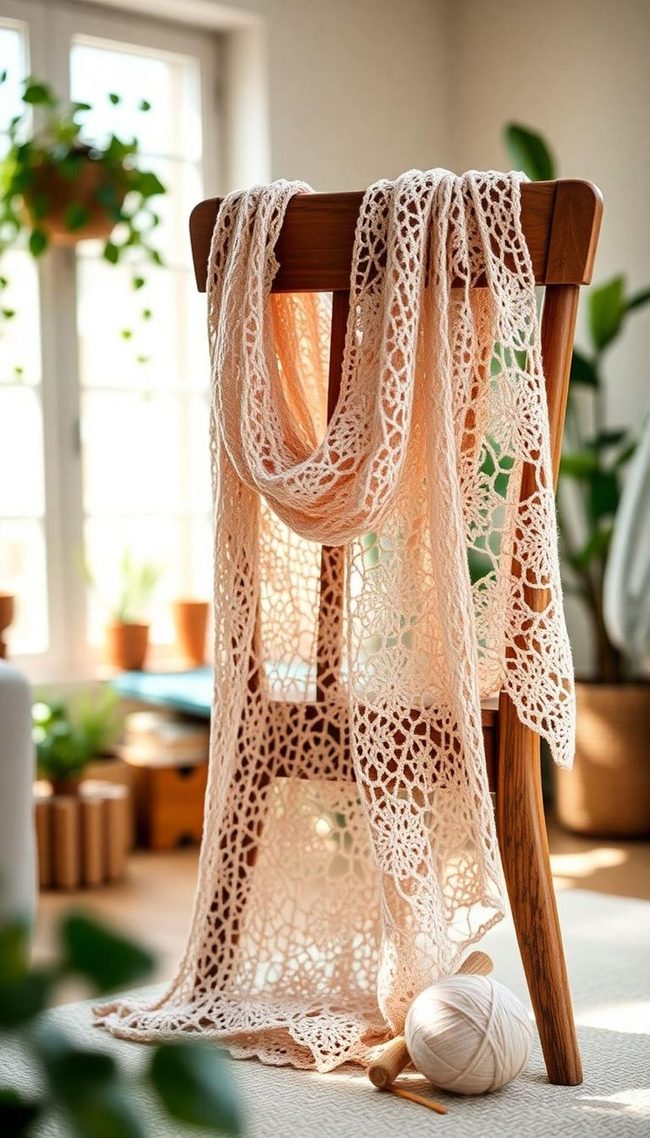 Delicate Cotton Crochet Lace