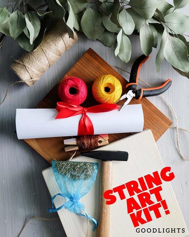 Geometric String Art For Modern Walls