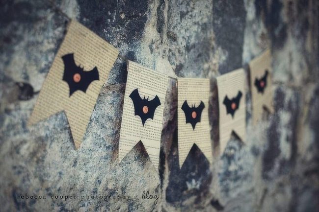 Black Paper Bats Dancing Overhead