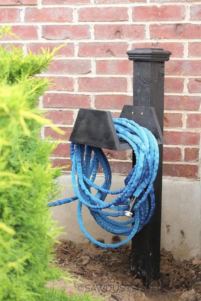 Tidy Garden Hose Storage