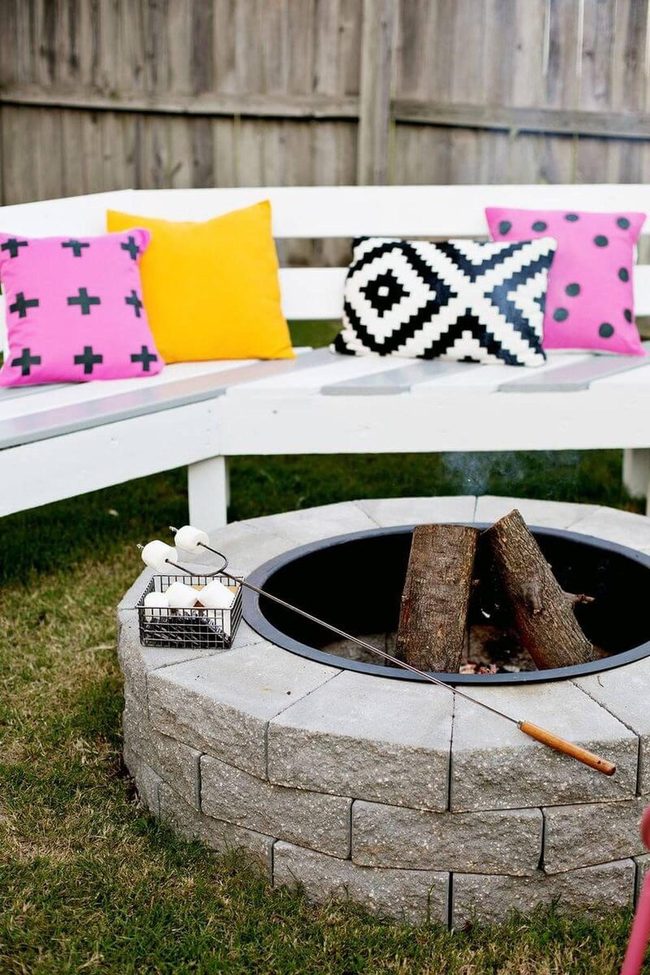 Metal Fire Pit Circle