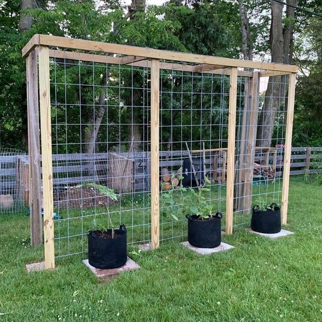 Wooden Garden Trellis Framework