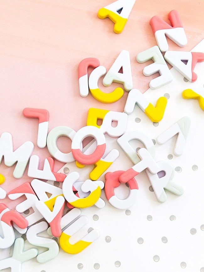 Chunky Pastel Letters Pop