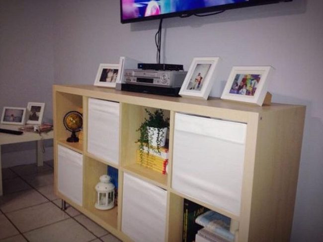 Wooden Cubbies Display Personal Stories