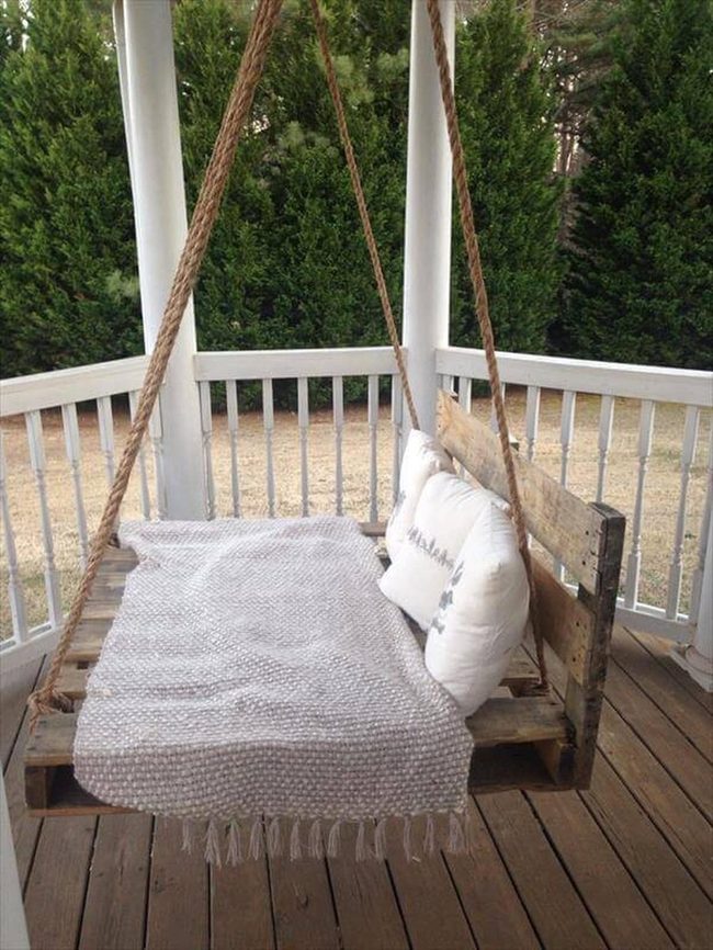 Reclaimed Wood Swing Retreat