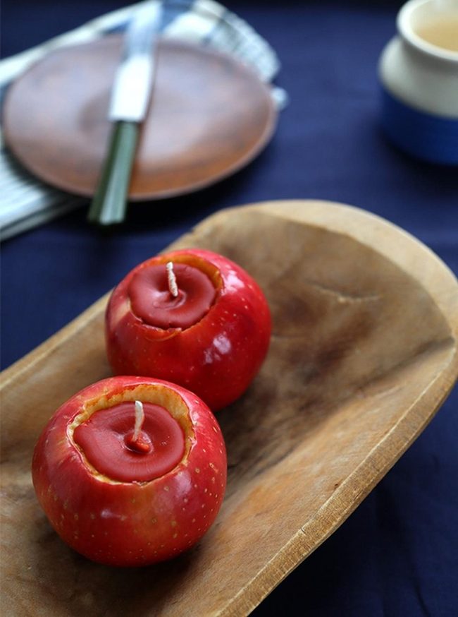 Red Apples Glowing In Wooden Bowl
