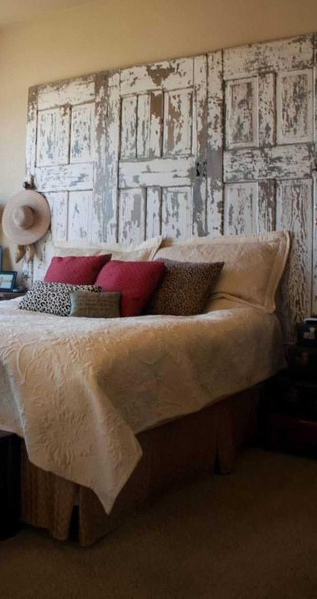 Weathered Door Headboard Any Size