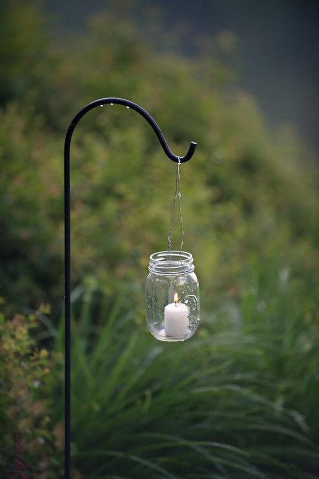 Hanging Jar Light Transforms Outdoor Spaces