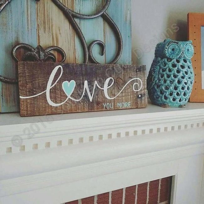 Weathered Wood Signs For Living Rooms