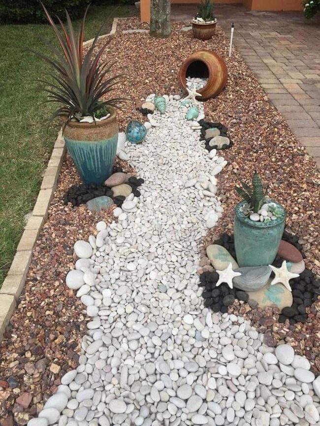 Stone Paths Through Green Gardens