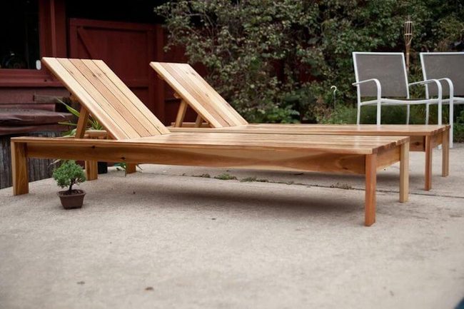 Modern Wood Lounge Chair