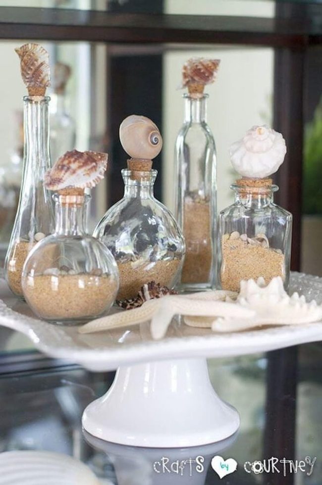 Collected Shells And Sand Jars