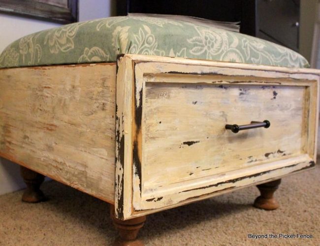 Stacked Drawers Into Footrests