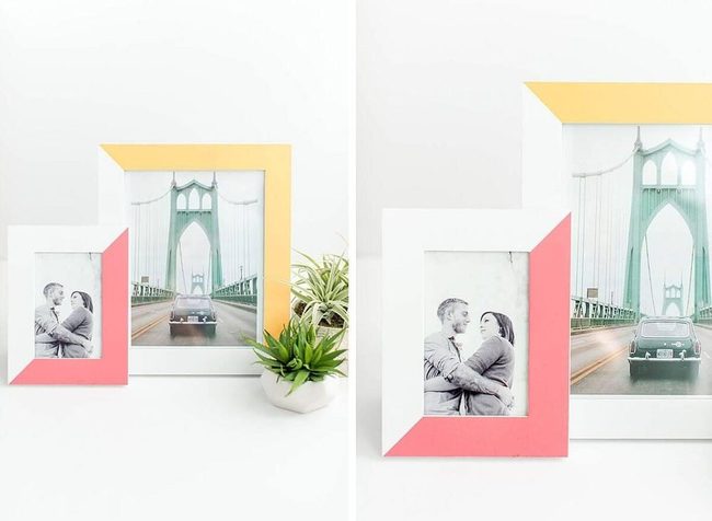 Sunny Yellow And Coral Frames