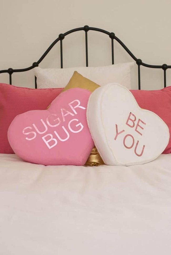 Heart Shaped Pillow Personalization