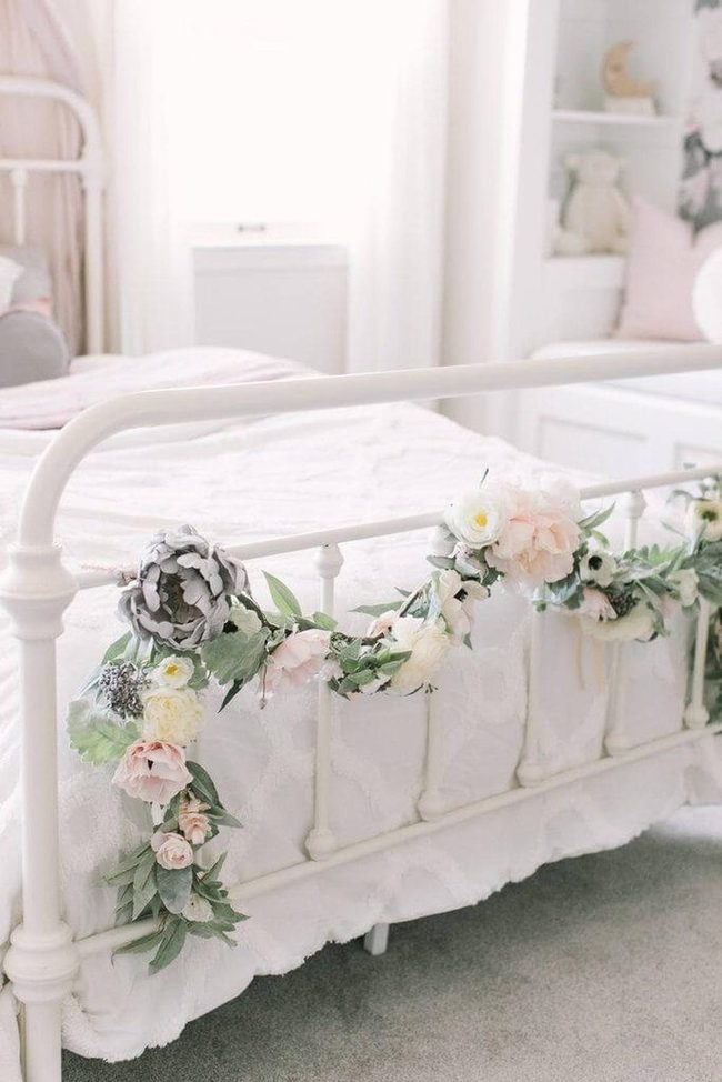 Eucalyptus And Blooms Footboard