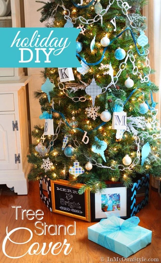 White-Lit Trees With Polka Dot Ornaments