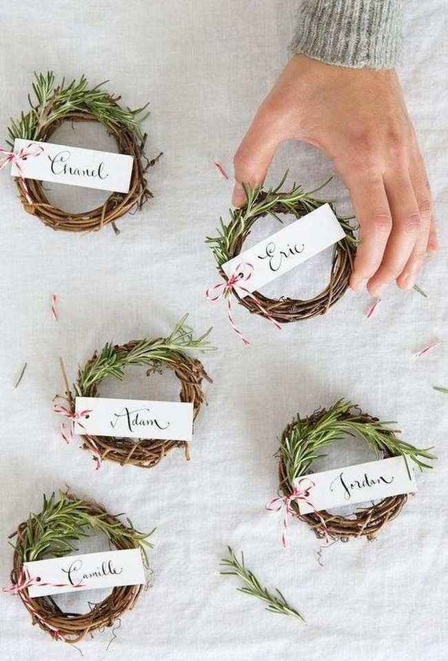 Rosemary Twine Place Cards
