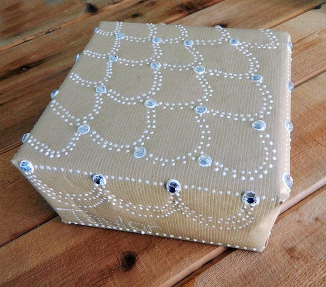 Brown Paper Beads And Lace