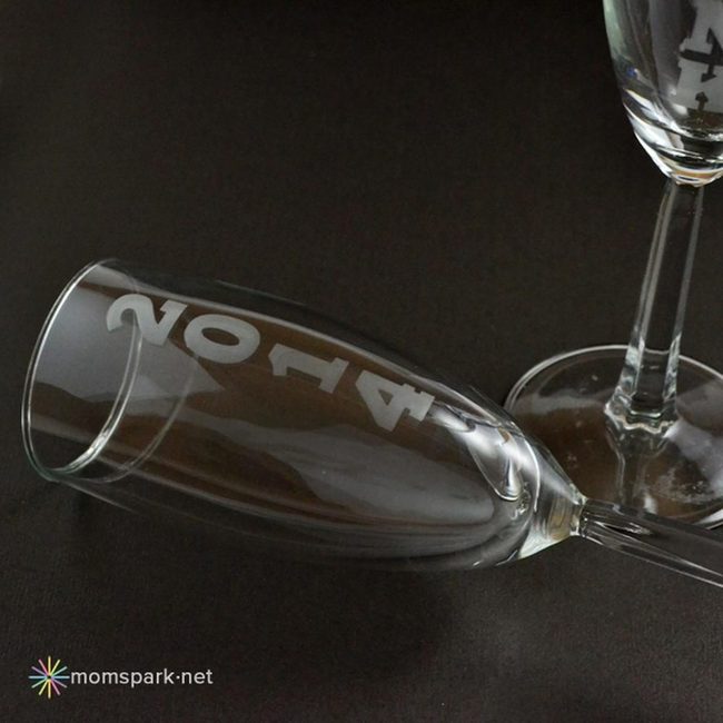 Crystalline Champagne Reflections