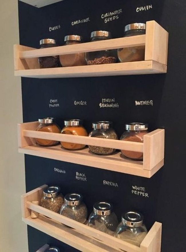 Colorful Spices Behind Glass