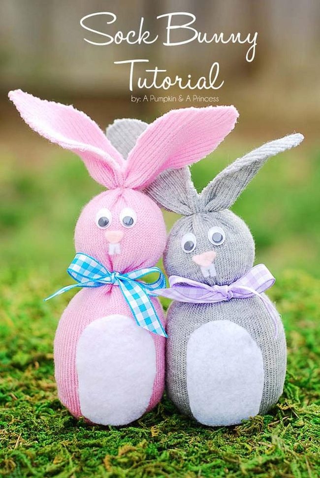 Mismatched Socks Into Bunnies