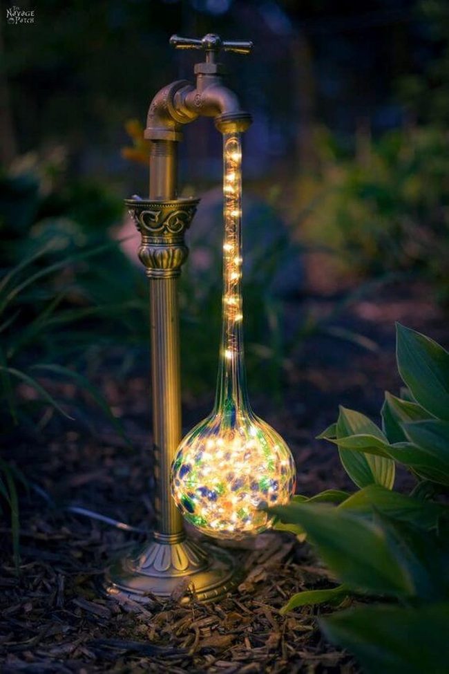 Tiny Water Drops Illuminate Softly