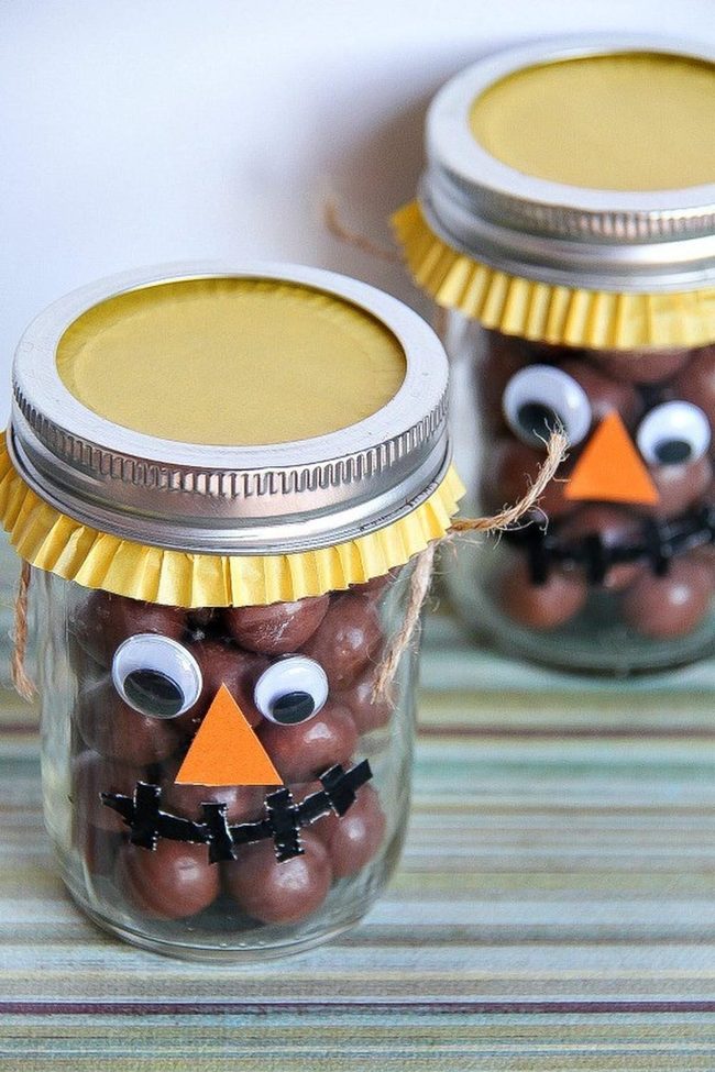 Googly-Eyed Chocolate Jar Gifts