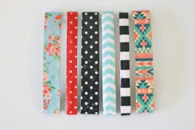 Colorful Patterned Hair Clips