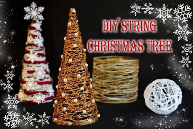 Shimmering String Cone Tree