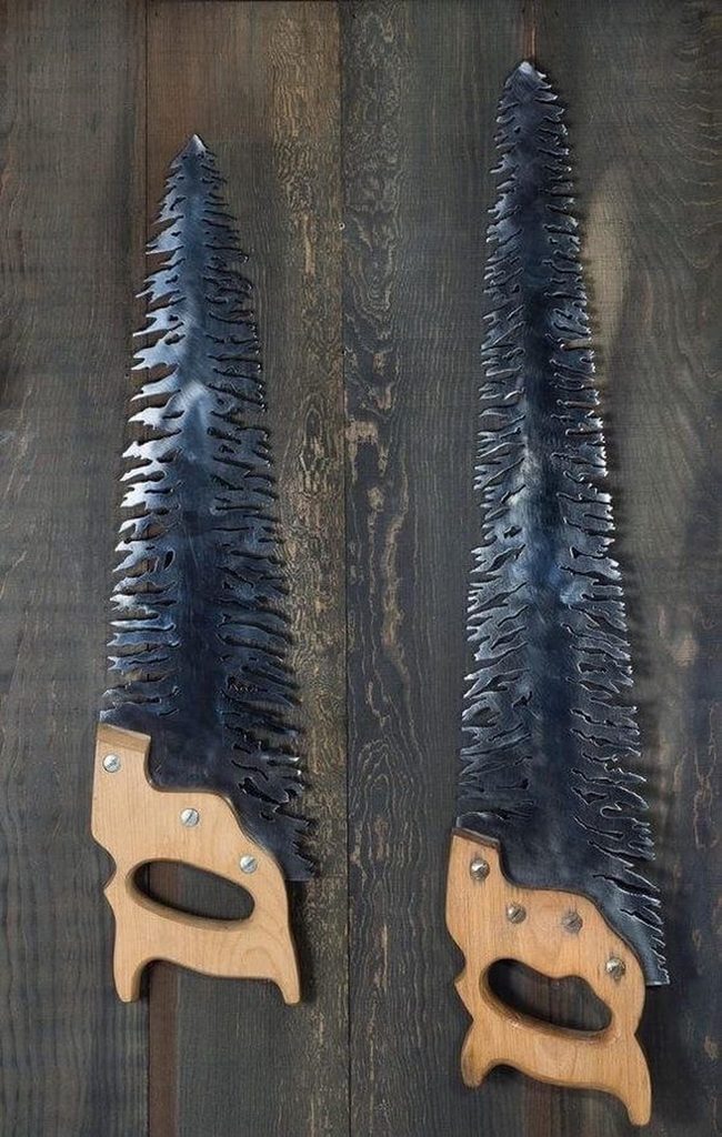 Jagged Metal Blades Wall Art