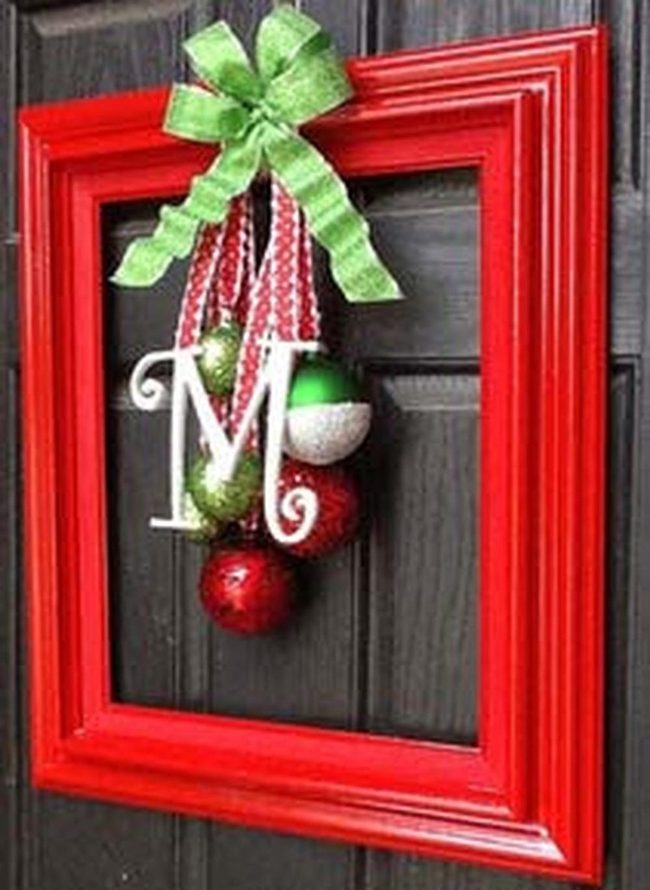 Picture Frame Wreath Memories