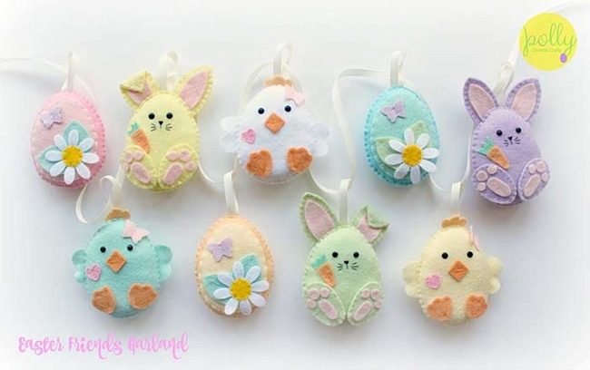 Frosted Bunny And Chick Cookies