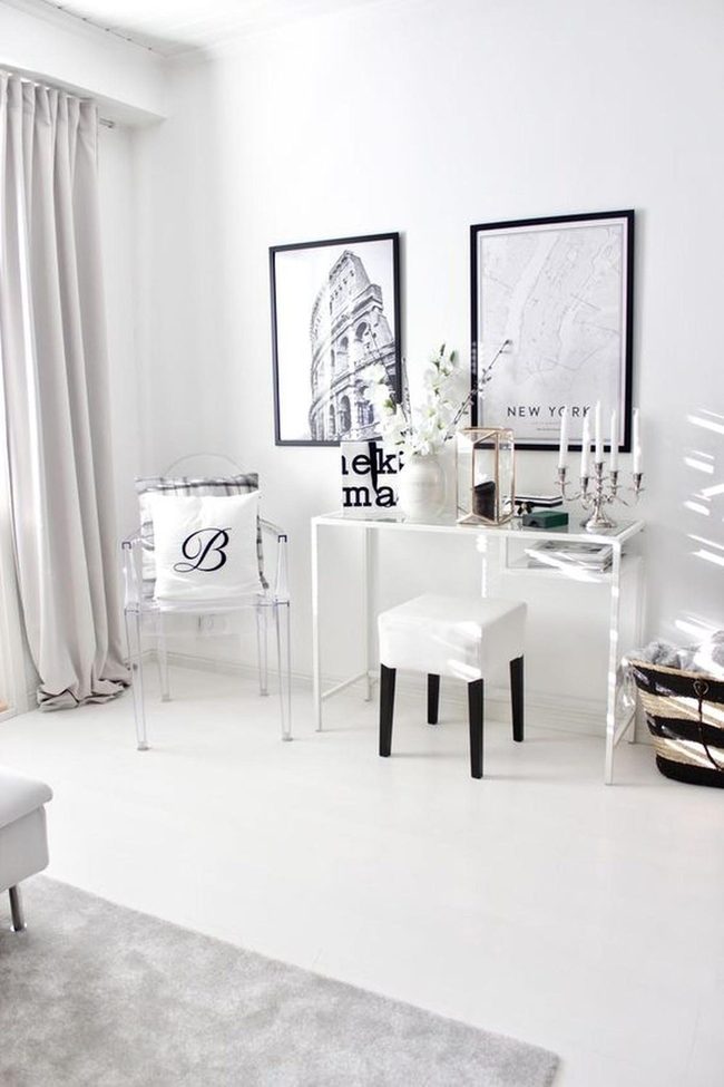 Black Line City Prints White
