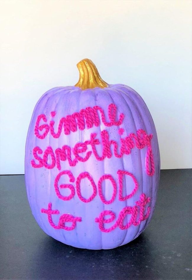 Purple Pumpkins Bright Fuchsia Swirls