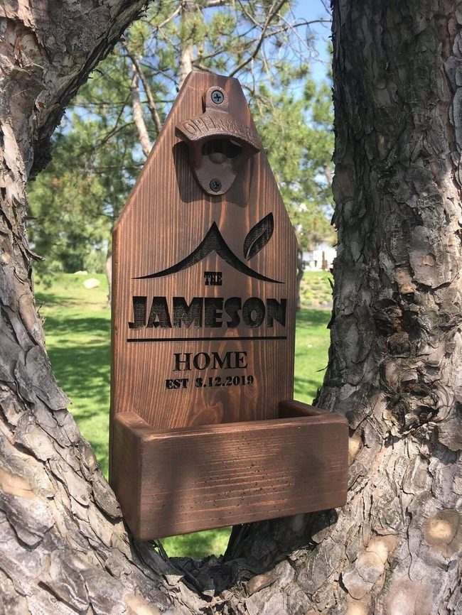 Eco-Friendly Personalized Bottle Opener