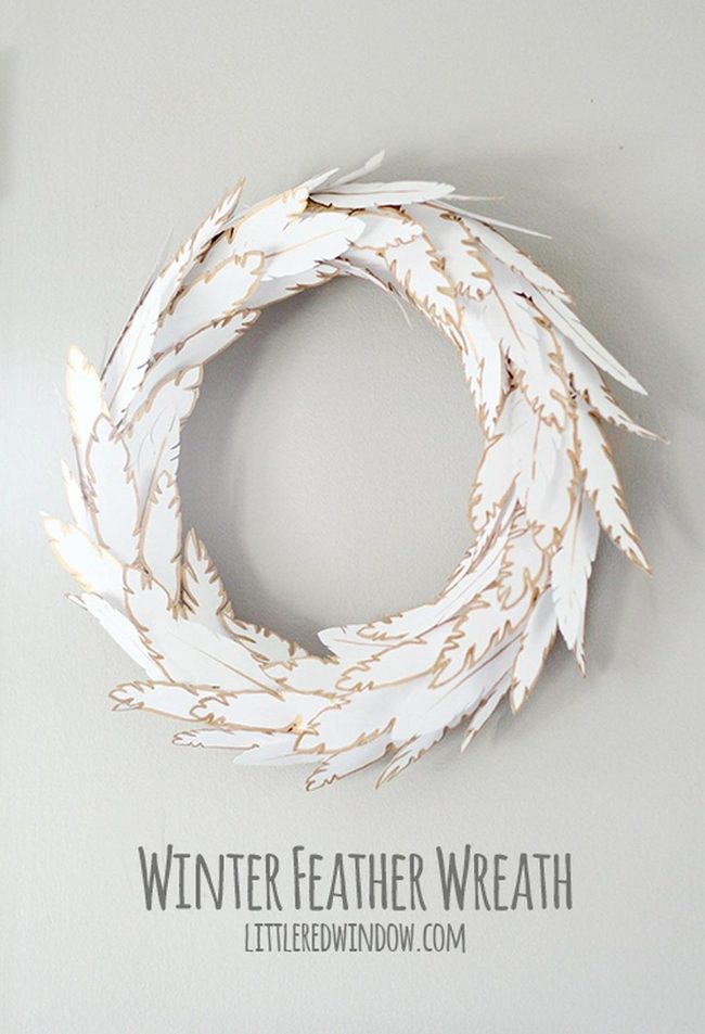 Feather Circles With Soft Browns